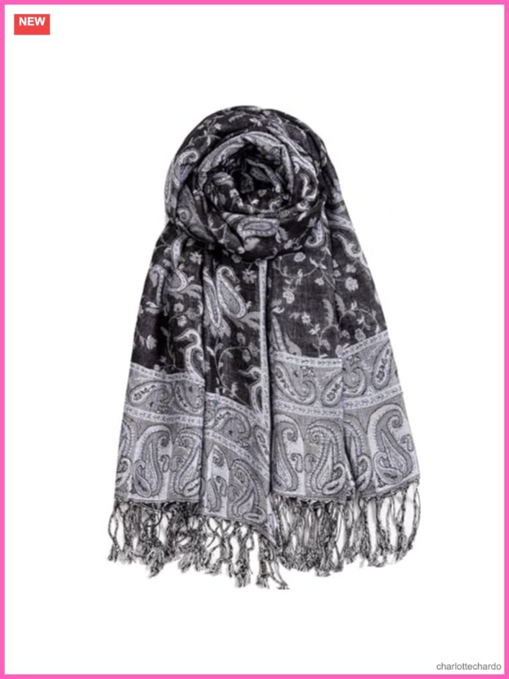Pashmina Feel Reversible Wrap Scarf Shawl 72x28